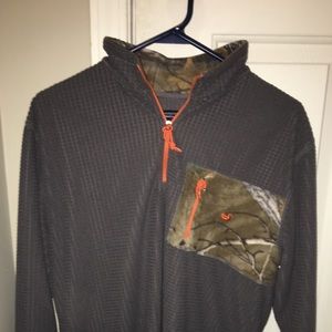 Southern Marsh Camo fleece pullover